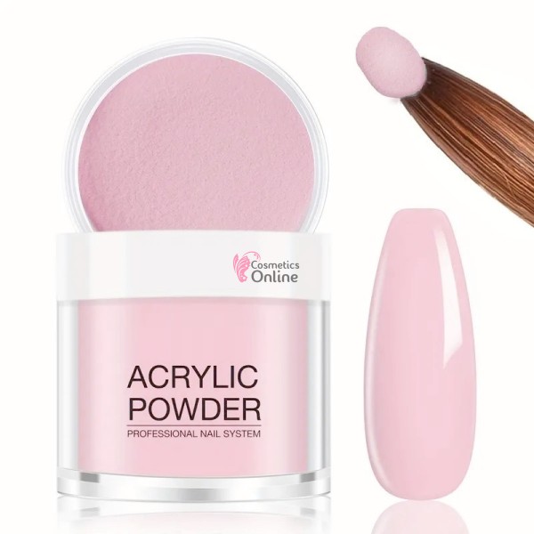 Pudra acrilica 20g pentru constructie unghii false Camuflaj Deep Pink